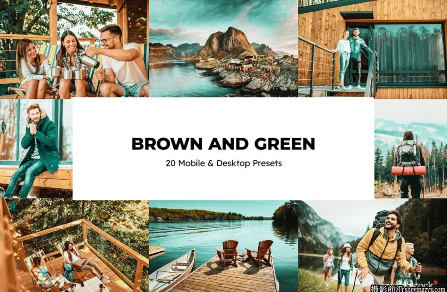人文风光电影风光调色LR预设 Brown and Green LR Presets and LUT