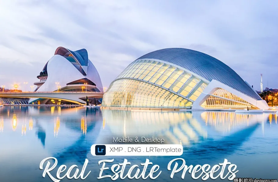 20种房地产建筑室内摄影后期调色Lightroom预设 Real Estate Presets