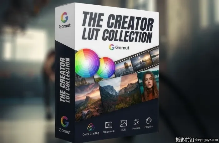 商业电影胶片仿真调色LUT预设 Gamut - The Creator LUT Collection