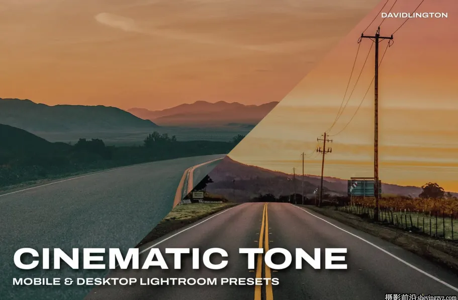 旅拍电影风光调色LR预设和LUT预设 Cinematic Tone Presets & LUTs