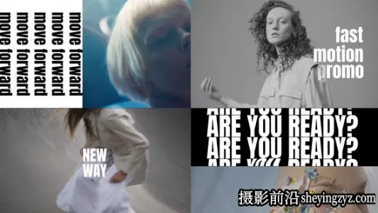 AE模板-快闪文字视频排版片头模版 Fast Rhythmic Typography