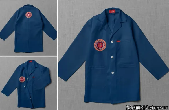 实验室外套服饰样机展示模型