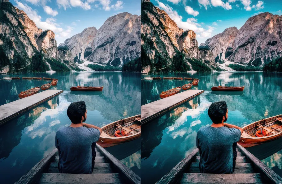 旅拍电影风光LR预设手机滤镜 Psd Stack-Nature Lightroom Presets