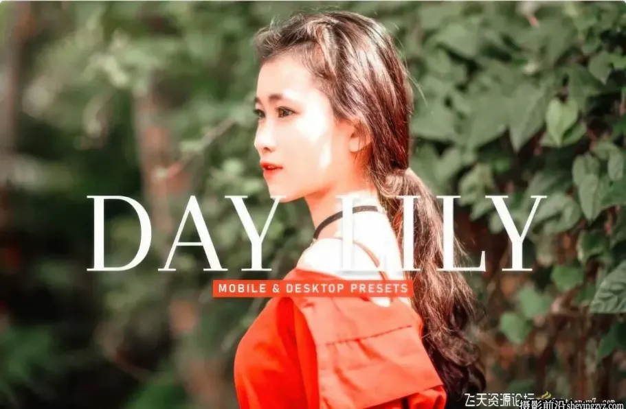 免费lr预设-正午阳光人像调色LR预设 Day Lily Lightroom Prese