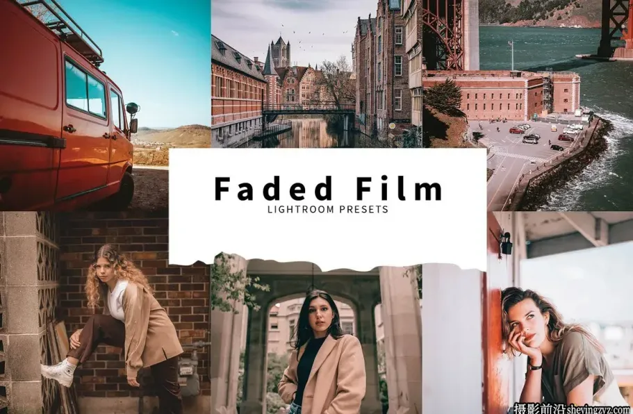 褪色电影胶片旅拍人像LR预设 Faded Film Lightroom Presets