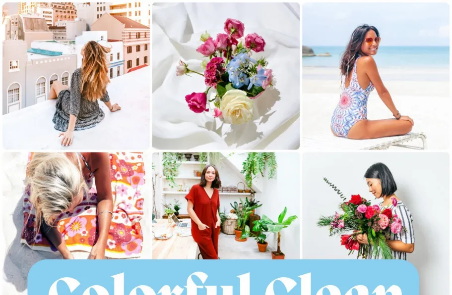 干净通透色彩lr预设 LouMarks -Colorful Clean Lightroom Presets