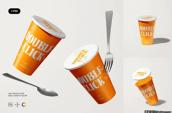 塑料杯样机套装