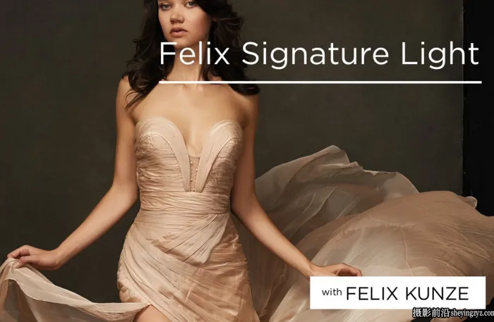 摄影师Felix Kunze标志性的两盏灯时尚人像布光教程-中英字幕