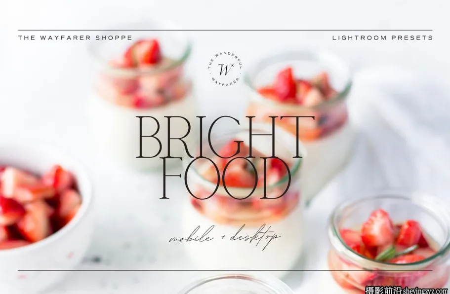 清新明亮美食调色Lightroom预设手机lr预设 Food Lightroom Presets