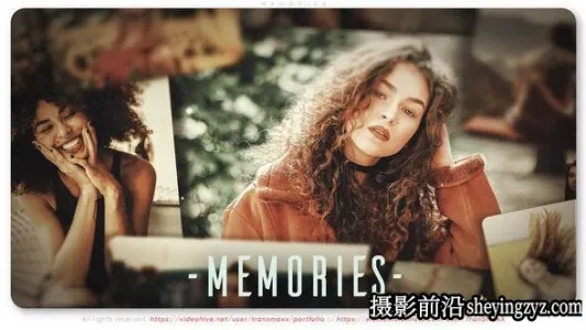 AE模板-回忆照片相册片头模板 Memories