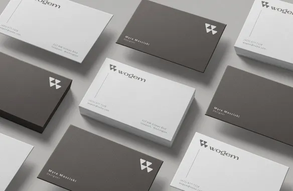 名片样机模型,卡片展示样机模型