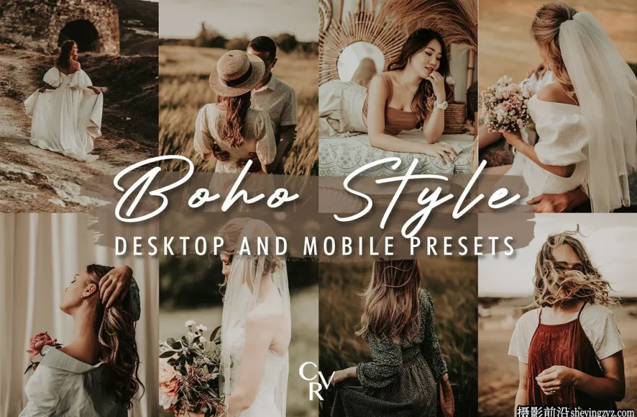 波西米亚网红人像LR预设手机lr预设 Boho Style Lightroom Presets