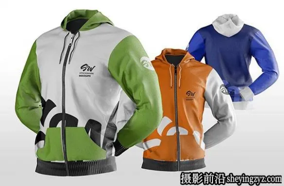 运动连帽衫样机,连帽衫样机模型