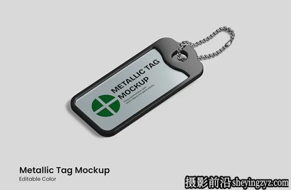 金属标签样机模型