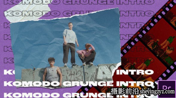 PR模板-撕纸电影特效介绍开场片头模版 VH-53749260