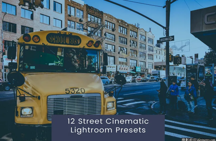 12种免费城市街道电影风光lr预设 Street Cinematic Lightroom Presets