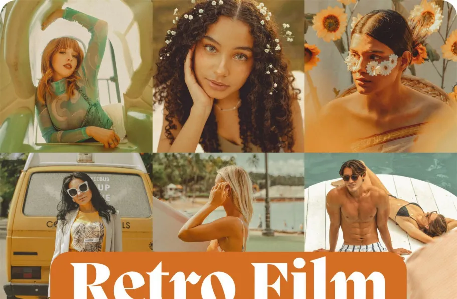 70年代电影复古美学LR预设 LouMarks Retro Film Lightroom Presets