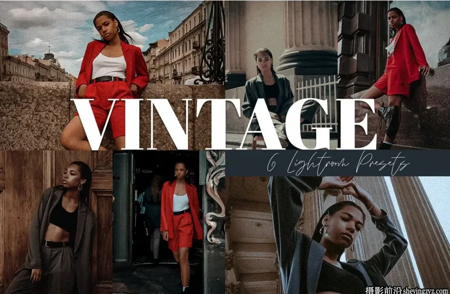 复古街拍电影人像后期调色LR手机滤镜 Vintage Lightroom Presets