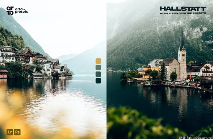 电影风光Lr预设/手机版lr预设 ARTA- Hallstatt Lightroom Presets