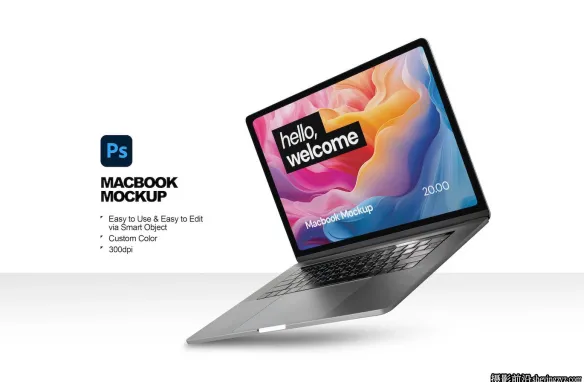 Macbook样机,笔记本电脑样机,电脑屏幕样机