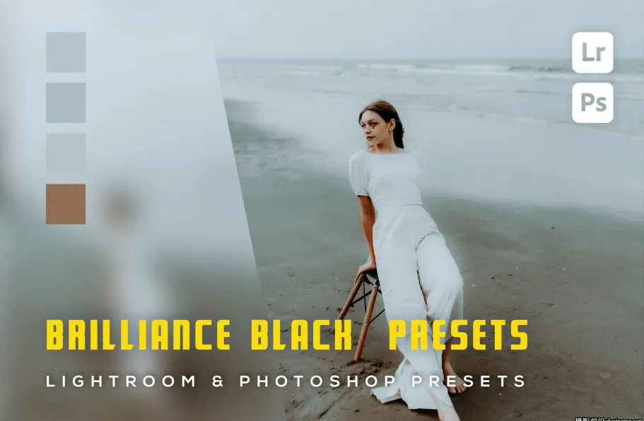 清新电影胶片LR预设/手机Lr预设 Brilliance black Lightroom  Presets