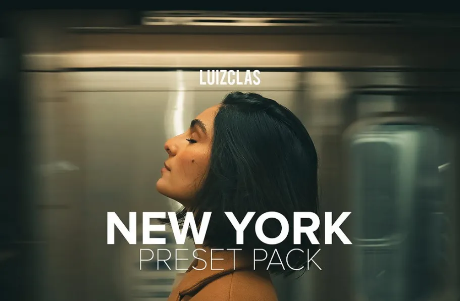 时尚城市街拍人像lr预设手机滤镜 NYC PRESET PACK BY LUIZCLAS
