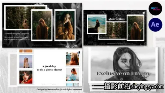 AE模板-照片相册展示片头模板- Elegant Slideshow PhotoShow