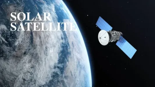 AE模板-太空人造卫星太阳地球背景动画素材 VH-52088192