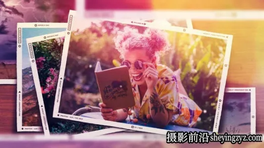AE模板-拍立得照片相册幻灯片开场模版 Photo Slideshow