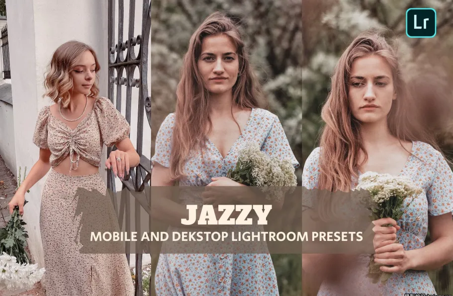 复古风格胶片人像LR预设及手机版LR预设 Jazzy Lightroom Presets