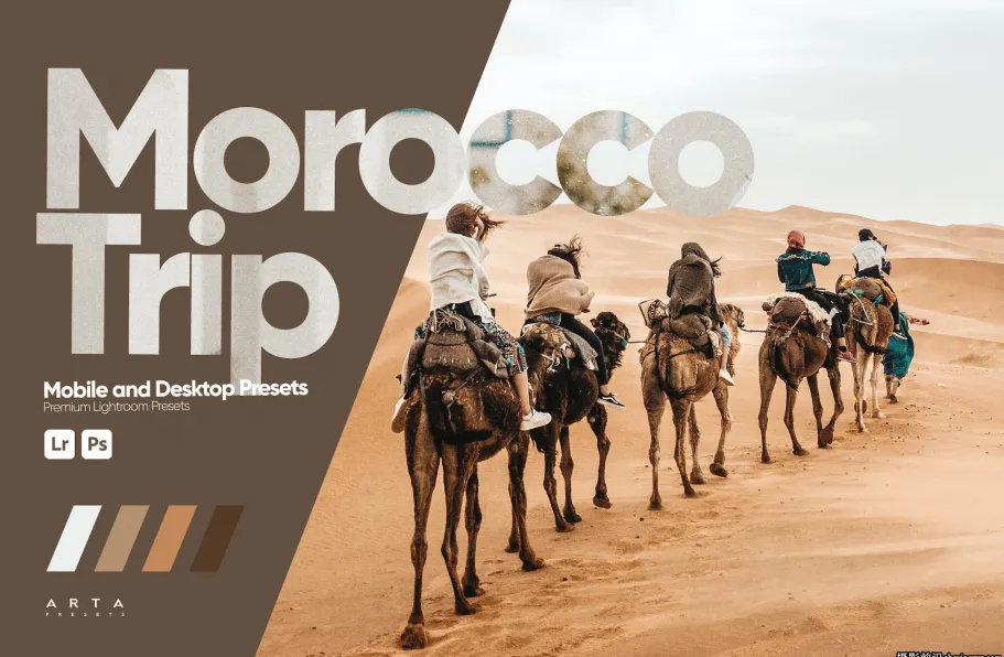 洛哥人文旅拍lr预设ACR预设 ARTA-Morocco Trip Lightroom Presets