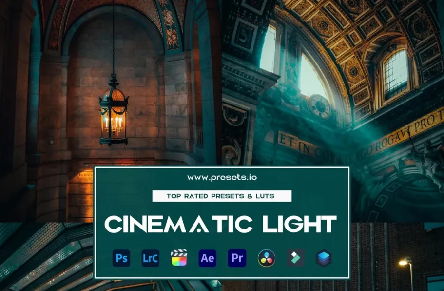 经典扫街电影胶片色彩LR预设 Presets.io–Cinematic Light Preset