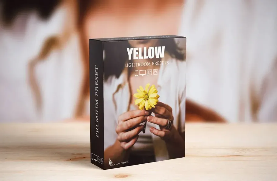 自然黄色调电影人像LR预设手机滤镜Nature Yellow Lightroom Presets