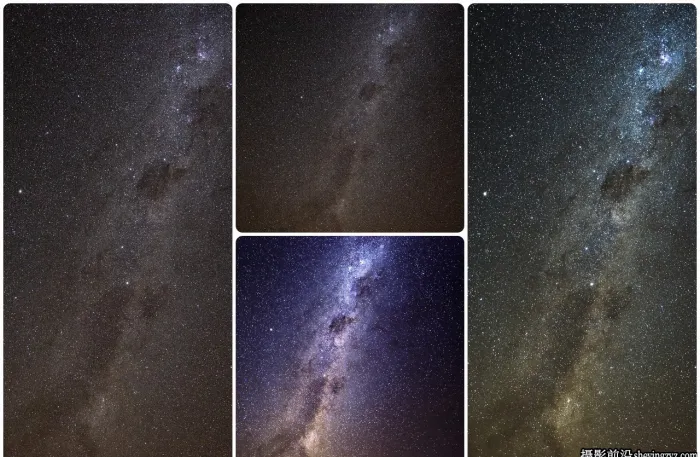 星空星轨银河摄影后期叠加合成源文件CR2格式RAW原图