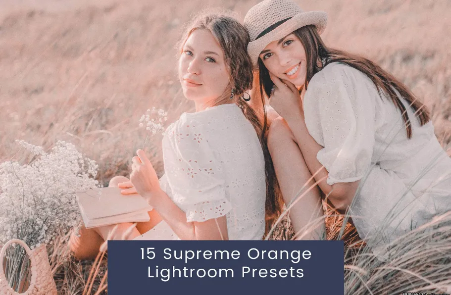 至尊橙色电影胶片人像LR预设ACR调色预设 Orange Lightroom Presets