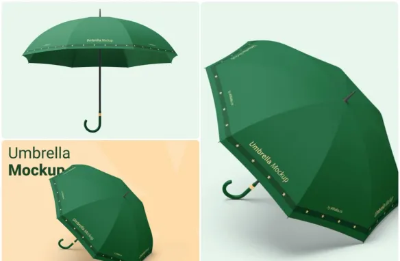 雨伞样机,雨伞产品展示样机