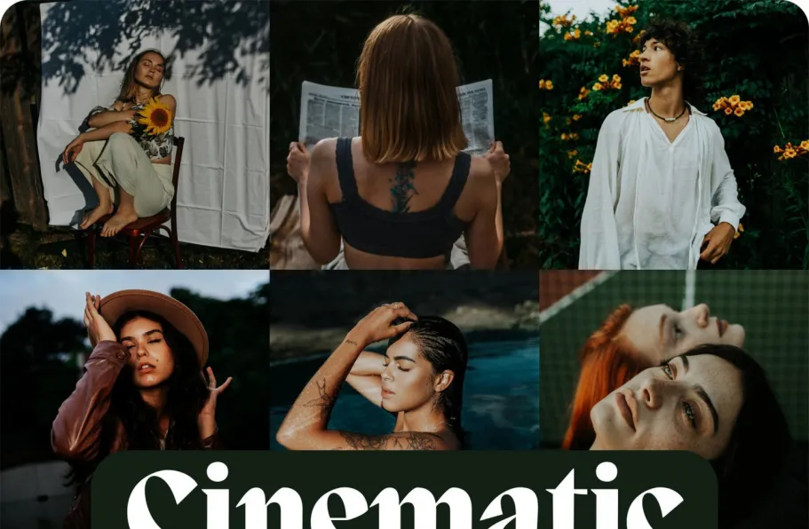 电影美学胶片Lr预设 LOUMARKS Cinematic Film Lightroom Presets