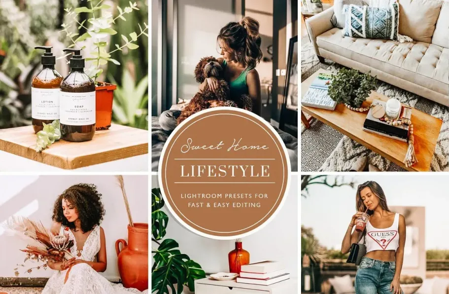网红博客人像调色LR预设手机l滤镜 Indoor Home Lightroom Presets