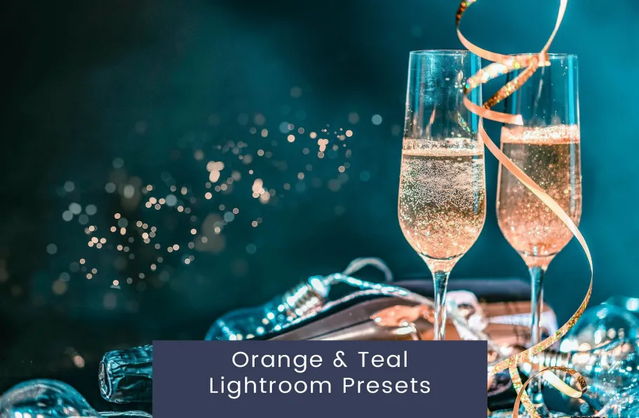 12种免费青橙色调调色Lightroom预设 Orange Teal Lightroom Presets