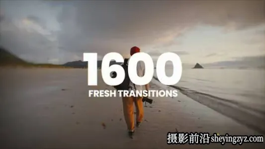 AE转场-1600组摄像机旋转粒子无缝转场模版 1600 Transitions