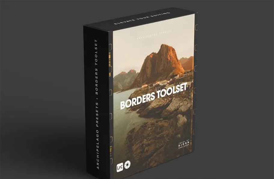 经典电影边框调色Lightroom预设 Archipelago - Borders Toolset