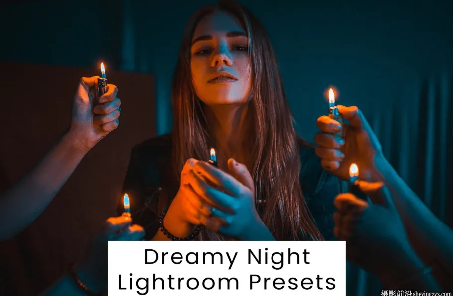 10种梦幻城市弱光夜景lr预设及ACR调色预设 Night Lightroom Presets