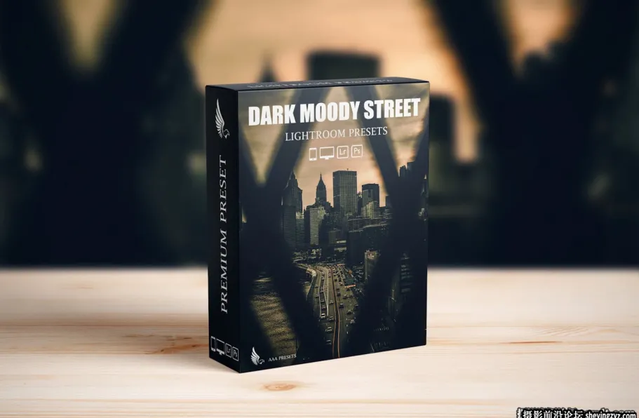 城市街头摄影电影胶片Lightroom预设 Dark and Moody Street Cinematic Presets