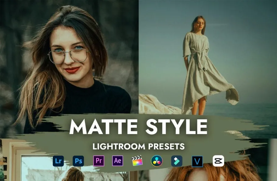 哑光风光电影人像LR预设及LUT预设MATTE STYLE LIGHTROOM PRESETS