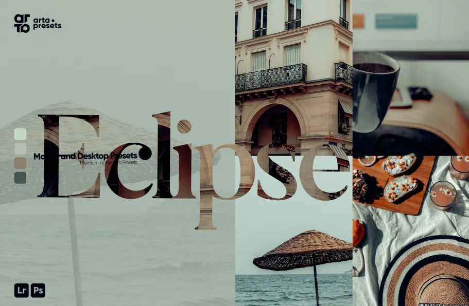 旅拍胶片电影LR预设手机lr预设 ARTA - Eclipse Lightroom Presets