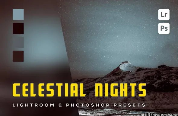 免费lr预设-北极风光LR预设 Celestial Nights Lightroom for photoshop Presets