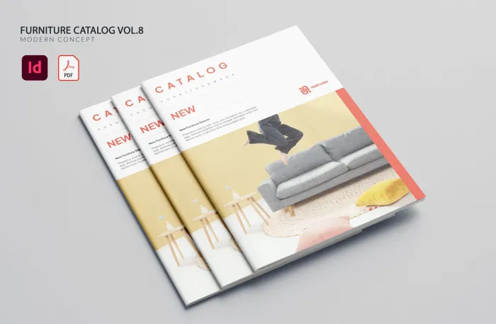 家具产品目录设计排版InDesign模板第8卷