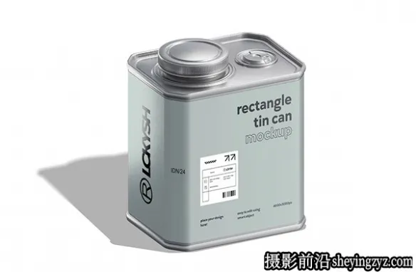 长方形铁罐样机,铁罐样机