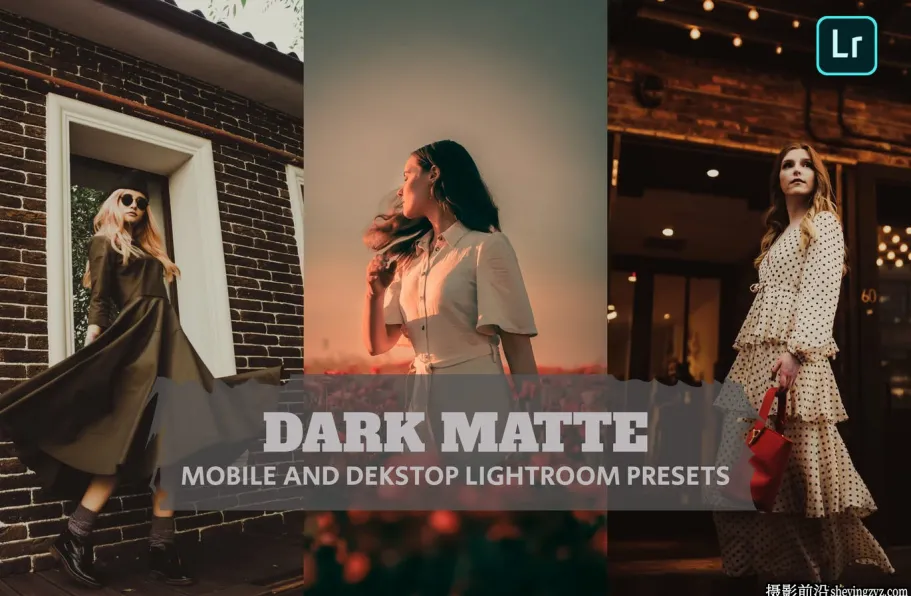 免费LR预设-深色情绪人像调色LR预设 Dark Matte Lightroom Presets