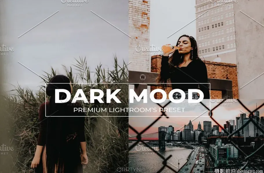 黑暗情绪电影调色LR预设手机调色滤镜 Dark Mood Lightroom Preset